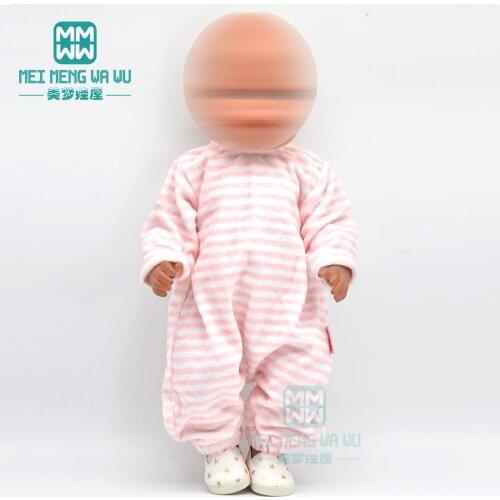 Doll clothes for 43 cm toy new born doll accessories Cartoon Baby animal jumpsuit