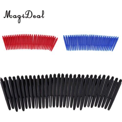 MagiDeal Professional 30Pcs/Lot Durable Nylon 2BA Thread Dart Shafts Dart Stems Medium 43mm for Party Dart Shafts Sport Gifts