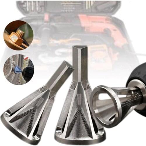 Metalen Boor CR12MOV Ontbramen Externe Afschuining Tool Roestvrij Staal Verwijderen Burr Gereedschap voor Chuck Boor Dropshippin