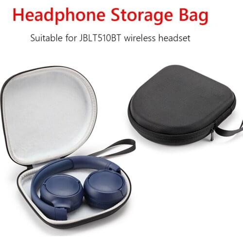 Eva Soft Flannel Shockproof And Compression Protection Storage Bag Is Suitable For The New Jbl Tune 510bt Wireless Headset