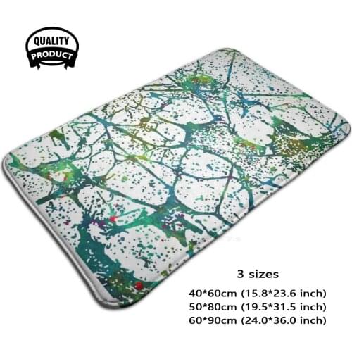 Neural Soft House Family Anti-Slip Mat Rug Carpet Neural Ing Brain Cells Neurosurgery Neurons E Ous System Anatomy Biology
