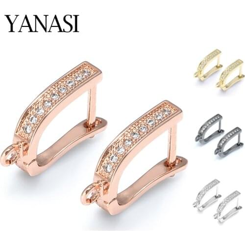 NEW DIY Earrings Supplies Gold/Silver/Rose Gold Jewelry Earring Hooks Accessories Women Earrings Making Jewellery