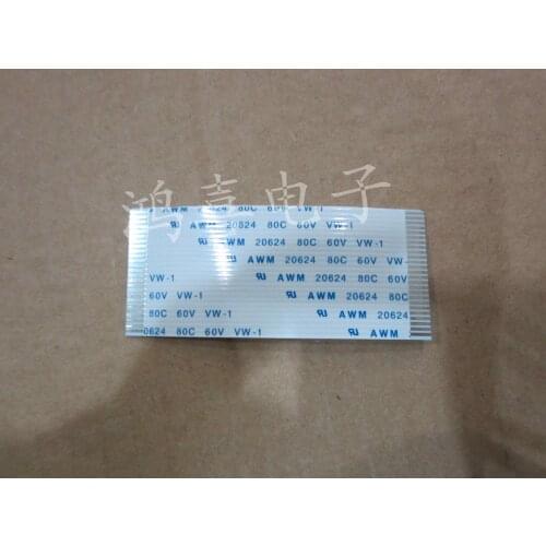 WZSM Wholesale New 10Pcs FFC FPC Flexible Cable 1.0mm Pitch 25 Pins Length 60mm Direction Forward AWM 20624 80C 60V VW-1