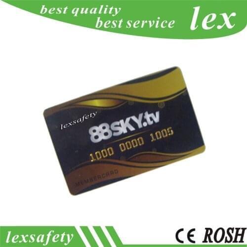 Best Smart Cards Technology Print Plastic Card ( 100pcs / Lot ) Original M1 1k S50 IC Memory Chip Cards For Ic Card System