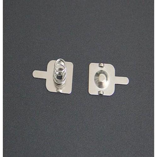 Positive and negative13*13MM metal spring 23A Battery Cassette contacts X20PAIR