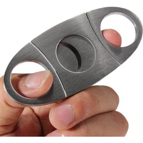 Portable Easy Utility Stainless Steel Blades Cigar Cutter Sharp Knife Smoking Tools Cigar Accessories Smoke Knife Smoke Scissors