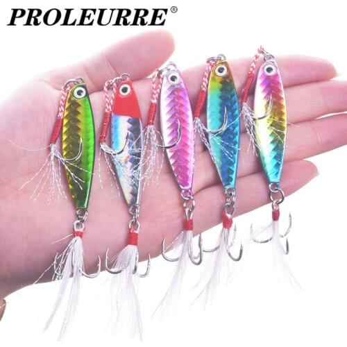 Winter Ice Fishing Jigging Fishing Lure Spoon Spinnerbait 7g 10g 16g 20g Metal Bait Bass Tuna Lures Jig Lead Minnow Pesca Tackle