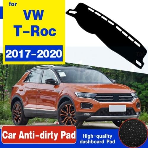 For Volkswagen VW T-Roc 2017 2018 2019 2020 Anti-Slip Mat Dashboard Cover Pad Sunshade Dashmat Car Carpet Accessories TRoc T Roc