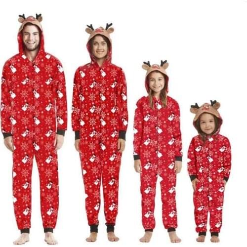 Mom and Dad Baby Kid Clothes Family Christmas Pajamas Sets Family party Xmas Sleepwear Set Baby Romper Matching Family Outfits