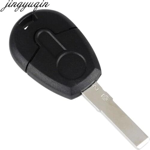 Jingyuqin 15pcs/lot Replacement Car Key Blank Case For Fiat Positron EX300 Transponder Key Shell No Chip Fob
