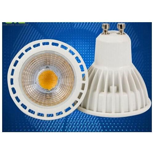 30pcs LED Spotlight Lamp Bulb Dimmable GU10 DC12V AC 110V 220V 7W Epistar Chip Warm Cool White COB Spot Light Downlight