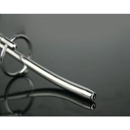 Stainless Steel Plunger Blocking Urethra Dilator Professional Sex Toys Catheter Sounds Penis Rings Penis Plug Chastity Devices