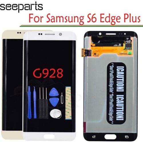 5.7" For Samsung Galaxy S6 Edge Plus G928 LCD Display + G928F Touch Screen Digitizer Assembly For Samsung S6 Edge Plus LCD