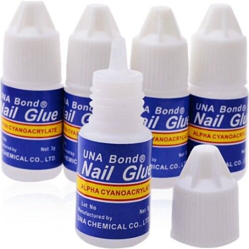 1pc 2pc 5pcs 10pcs Nail Glue Use for UV Acrylic Rhinestones Decoration Nail Stickers False Tips Nails Decoration Beautiful