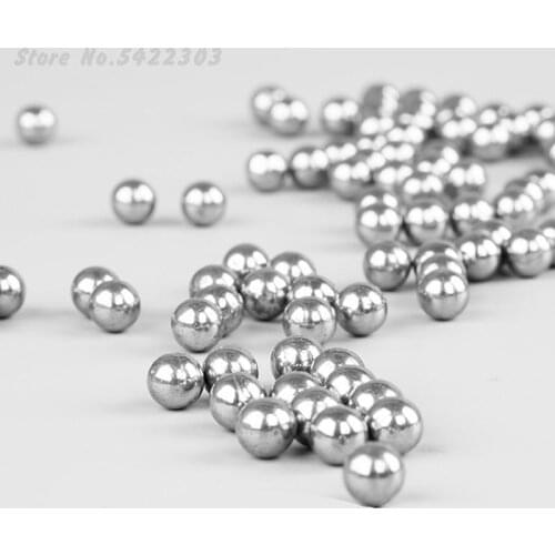 100pcs 3mm 4mm 5mm 6mm Steel Balls Slingshot Hunting High-carbon Steel Slingshot Ball Catapult Slingshot Hitting Ammo Steel