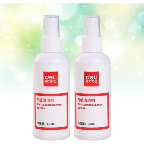 2pcs Whiteboard Cleaner Spray Eraser Water 100ml Per Bottle Whiteboard Clean Water Spray