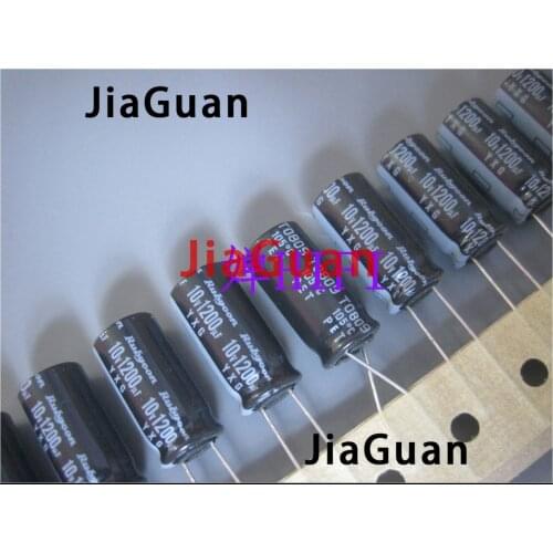 20PCS RUBYCON yxg 1200uf 10v 10x20MM electrolytic capacitor YXG 10V1200UF high frequency low resistance long life 1200uF/10V
