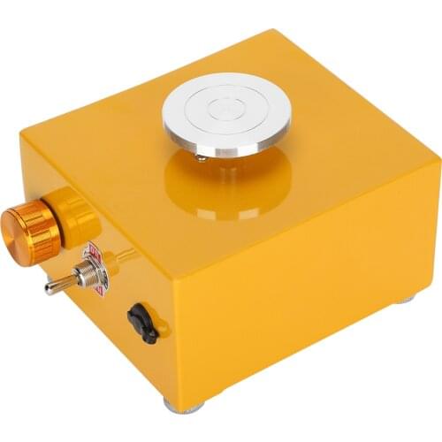 2000RPM Clay Molding Machine Mini Pottery Wheel DIY Crafts Accessories with 10cm Turntable 100‑240V EU US UK AU Plug