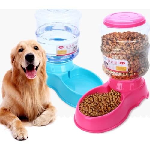 3.5L Capacity Per Dog feeder Automatic Dog Cat Drinking Water Fountain for Cats Dogs Cat Drinker Dispenser Puppy Feeding Bottle