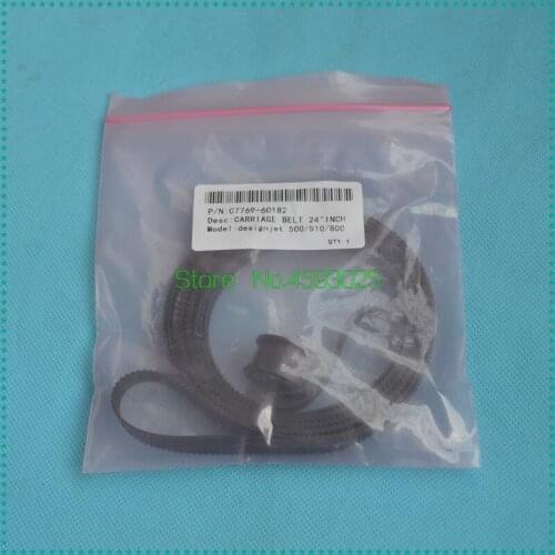 5 X C7769-60182 C7769-9076 24" Inch Plotter Carriage Belt For HP Designjet 500 500PS 510 510PS 800 800PS Plotter Spare Parts