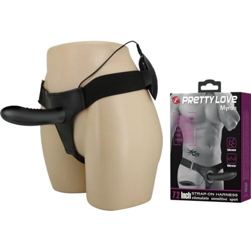 7.2" Strap on dildo vibrator for men erection aids Sex Toys for couple Strapon vibrating Penis Sleeve Drop shipping