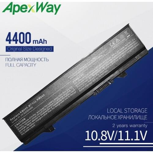 4400 mAh laptop battery for DELL E5400 KM742 KM752 MT187 MT193 PW651 RM649 RM656 W071D WU841 WU843 WU852 PW640 PW649 T749D U116D
