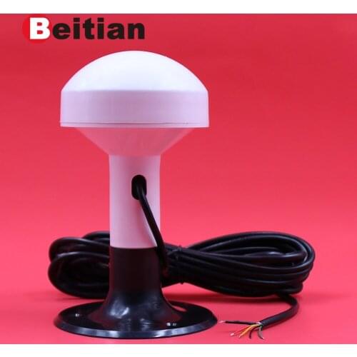 BEITIAN 12V RS232 protocol marine boat ship GPS receiver antenna module NMEA 0183 4800bps DIY connector plastic base BP-275S