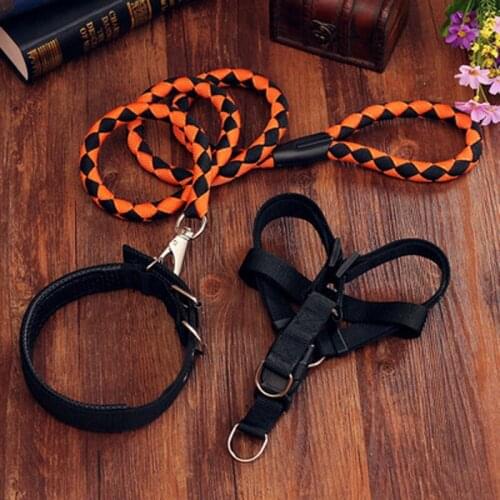 150cm Slip Rope Big Dog Leash Collar 3 In 1 Adjustable Loop Collar Comfortable Small Medium Dog Lead Large Pet Belt Leash