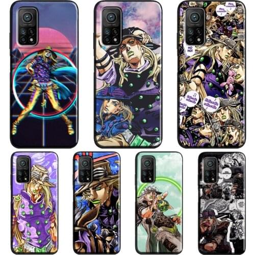 Gyro Zeppeli JoJos Bizarre For Xiaomi Mi 11 Ultra Note 10 Lite Mi 9T 10T Pro A3 Coque For POCO X3 Pro M3 F1 F3 Case