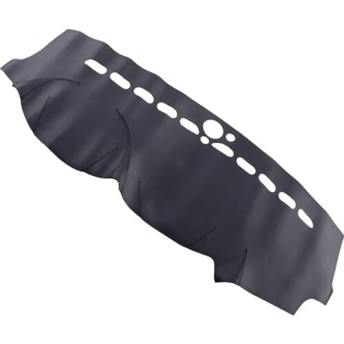 Car Black PU Leather Car Dash Mat Dashboard Cover Pad Fit for Jeep Grand Cherokee 2011 2012 2013 2014 2015 2016 2017 LHD