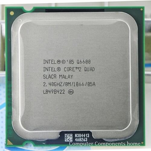 Intel core 2 Q6600 CPU Processor (2.4Ghz/ 8M /1066GHz) Socket LGA 775 Desktop CPU free shipping