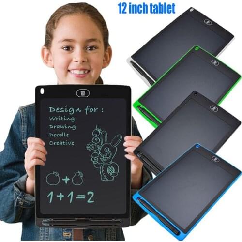 12inch Electronic Drawing Board LCD Screen Colorful Writing Tablet Digital Graphic Drawing Tablets Handwriting Pad Board+Pen