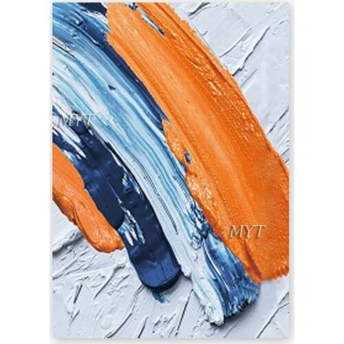 Interior Home Decor Abstract Heavily Texture Acrylic Oil Painting Canvas Art Unframed Wall Showpieces Artwork Hangings Picture