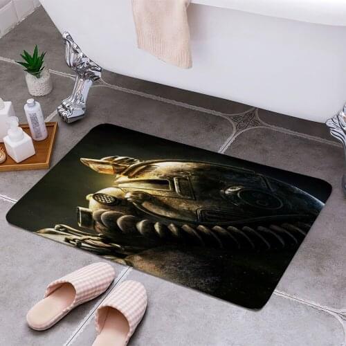 T51 Helmet 3D Print Doormats Rectangle Non-Slip DoorMat Bedroom Kitchen Entrance Print Door rugs Dropshipping