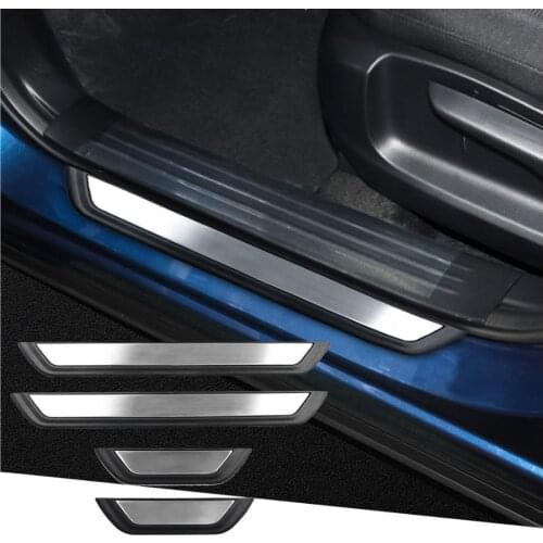 LFOTPP Car Stainless Steel Door Sill Cover For CX8 CX9/CX5 2th 2018-2020/CX-3 2016-2020/CX-30 Door Sill Trim Strip Accessories