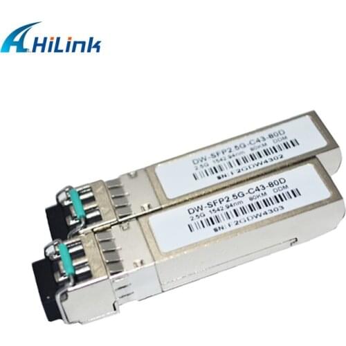 Hilink LC Arista Compatible SFP Module 2.5G 80KM DWDM SFP 1542.94nm