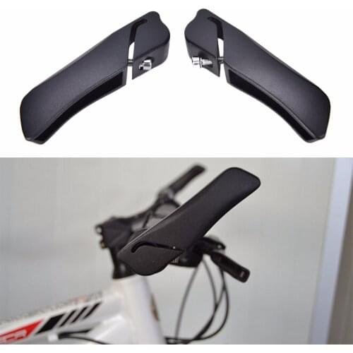 1 Pair Aluminum alloy Cycling Bicycle Bike Mountain Handlebar Bar End Grips Black