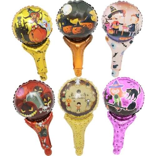 Witch Pumpkin Printing Foil Balloons Digit Helium Ballons Birthday Halloween Party Wedding Decor Air Baloons Event Party