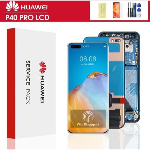 6.58'' Original LCD Screen For Huawei P40 Pro LCD Display Screen Touch Panel Digitizer For Huawei P40pro Replacement Parts