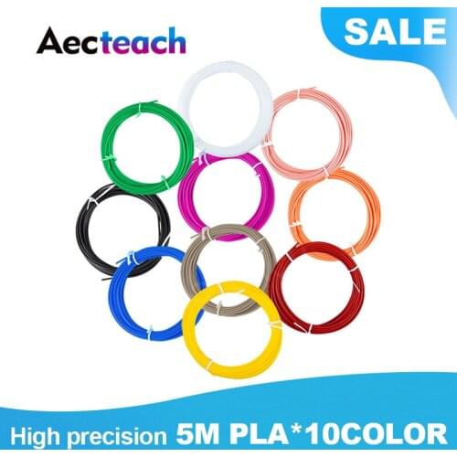 Plastic for 3D Pen 50 Meter PLA 1.75mm 3D Printer Filament Printing Materials Extruder Accessories Parts ABS Printing Material