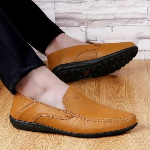 Comfortable breathable hot Mens leisure 2020 sapato causal casual de leather sale shoes hombre man mens men zapatos spring for