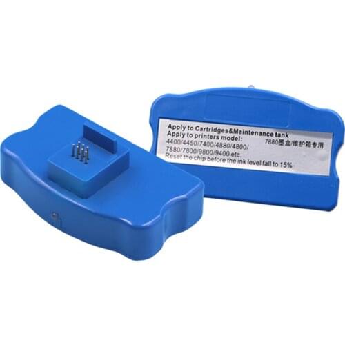 Maintenance Tank Chip Resetter Waste ink Box for Epson Stylus pro 4400 4450 4000 7600 9600 4800 4880 7880 9880 Printers