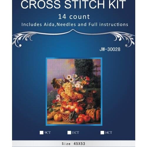 Top Quality Lovely Hot Sell Counted Cross Stitch Kit Old World Holiday Ornaments Similar DMC DIM ANCHOR flowers in vase