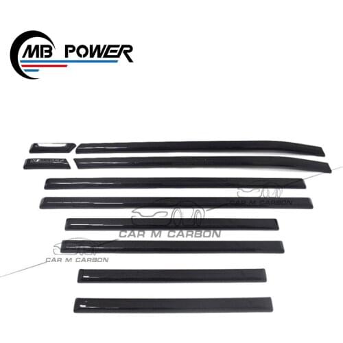 W464 Dry Carbon Fiber side molding trims kit with logo G class w464 G63 G500 G350D side molding trim kits