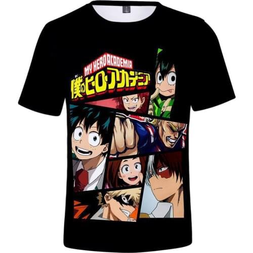My Hero Academia Funny Cartoon T Shirt Men Boku No Hero Academia Anime T-shirt Himiko Toga Graphic Tshirt Hip Hop Top Tees