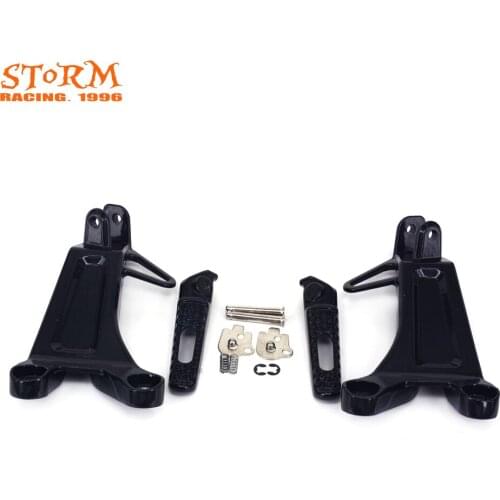 Rear footpegs Foot pegs Footrest Pedals Bracket For HONDA CBR600RR CBR 600RR 600 RR 2003 2004 2003-2004 03 04 Motorcycle