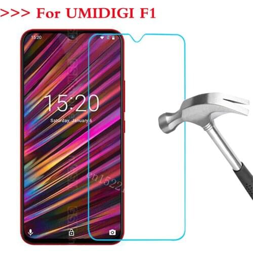 Tempered Glass for UMIDIGI F1 Screen Protector cover Explosion-proof Mobile phone Film Case UMIDIGI F 1 Glass