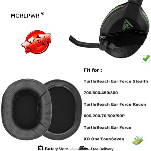 Replacement Ear Pads for TurtleBeach Ear Force Stealth 700/600/450/300,Recon 600/200/70/50X/50P,XO One/Four/Seven Headset Parts