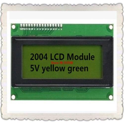 10pcs 20X4 LCD2004 LCD 2004A LCD 2004 LCD Module 5V yellow green screen 20X4 LCD