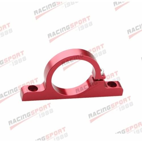 2" 50.8mm ID Aluminum Fuel Pump Bracket Billet Filter Clamp Cradle Red